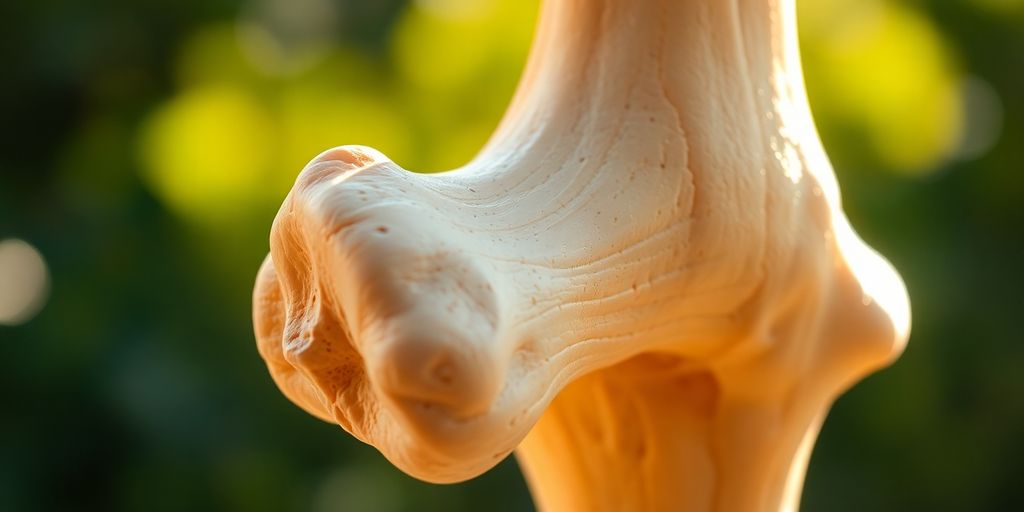 Healthy bones with natural light.