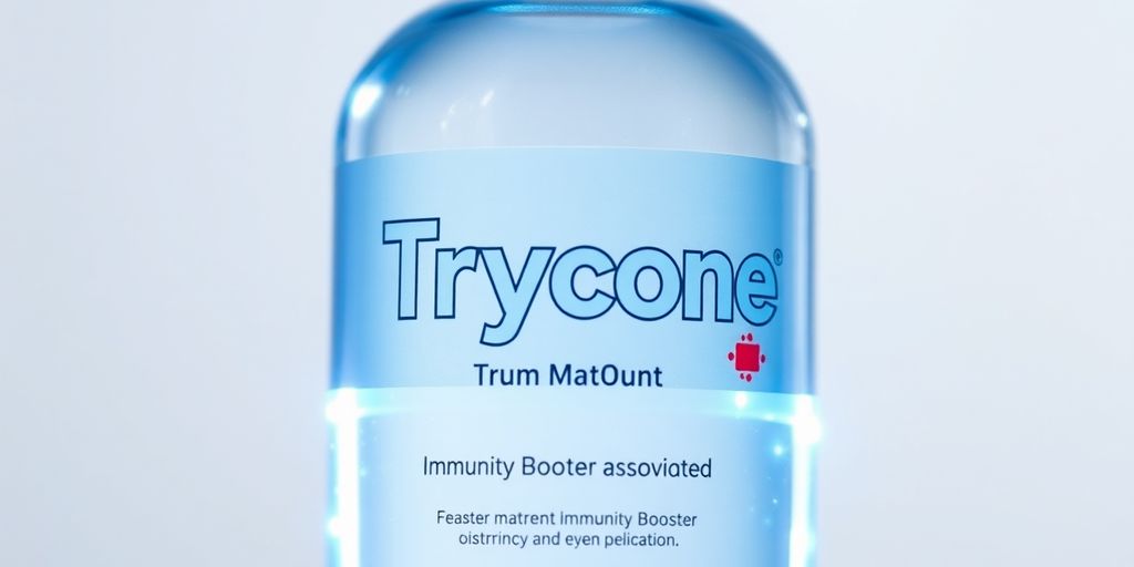 Trycone immunity booster bottle with shield effect.