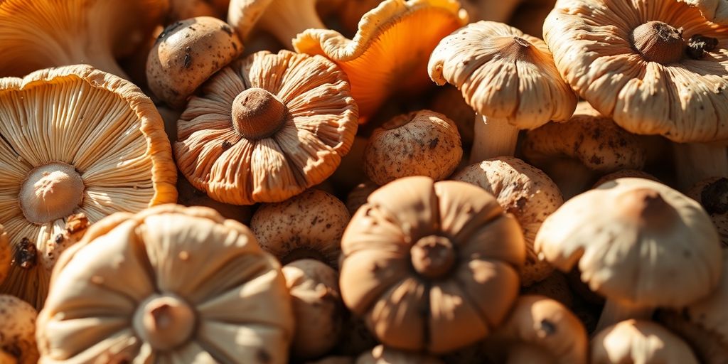 Mushrooms and a healthy gut microbiome.